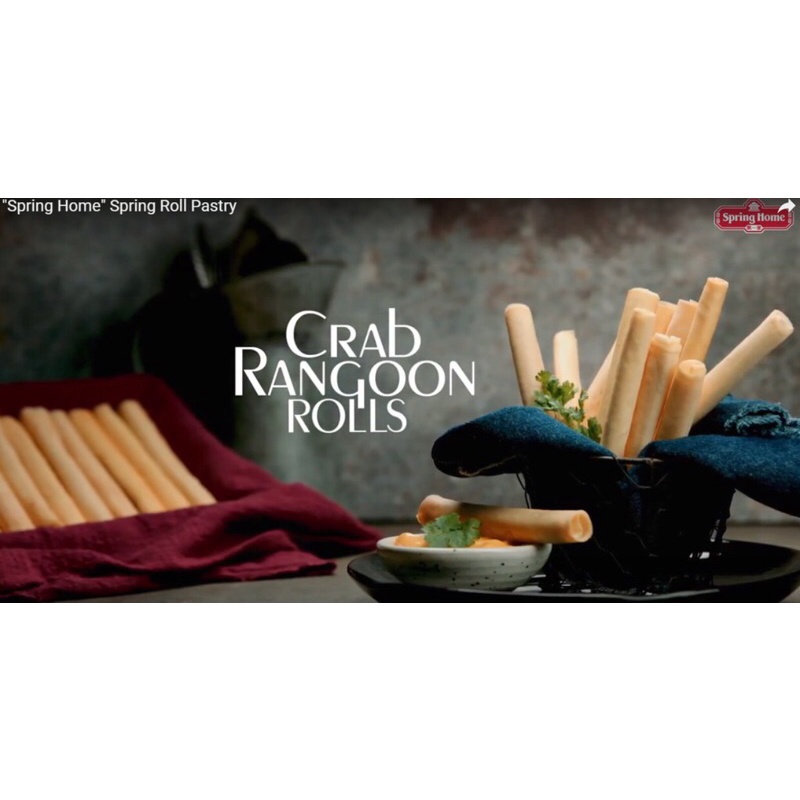 Thùng 20 Bịch Bánh Tráng Chả Giò Spring Home Tyj Spring Roll Pastry 550gr/ 19cm/ 7.5" - Singapore