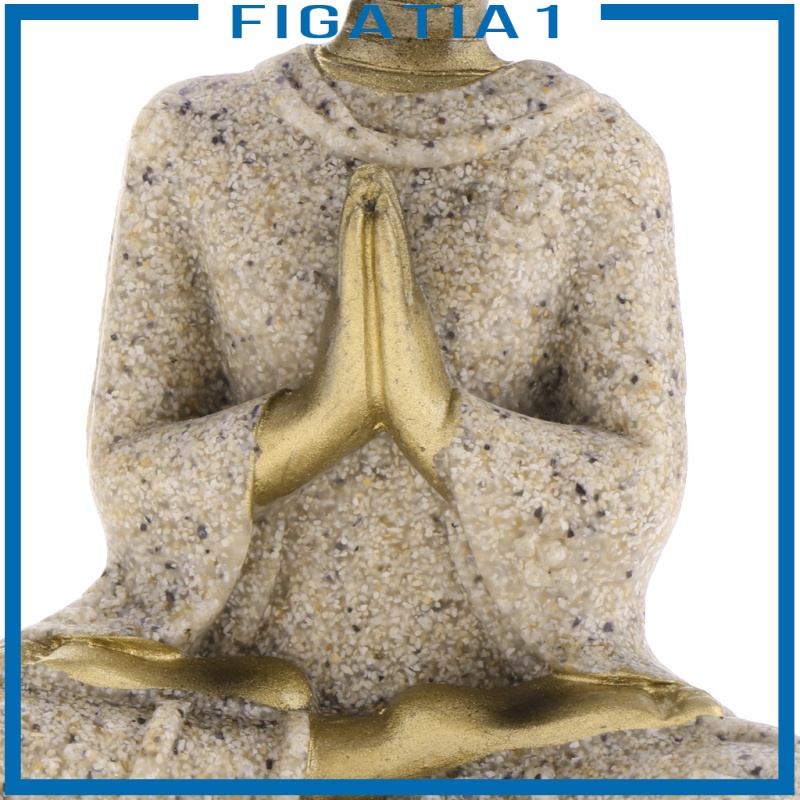 Tượng phật ngồi trên đá cát