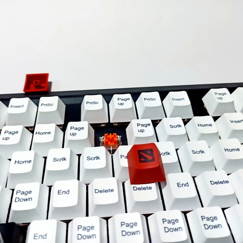 Nắp bọc phím bàn phím cơ PBT màu đỏ Cherry mới | BigBuy360 - bigbuy360.vn