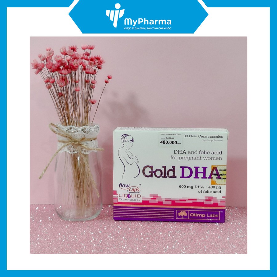 GOLD DHA - BỔ SUNG DHA VÀ ACID FOLIC CHO PHỤ NỮ CÓ THAI VÀ ĐANG CHO CON BÚ