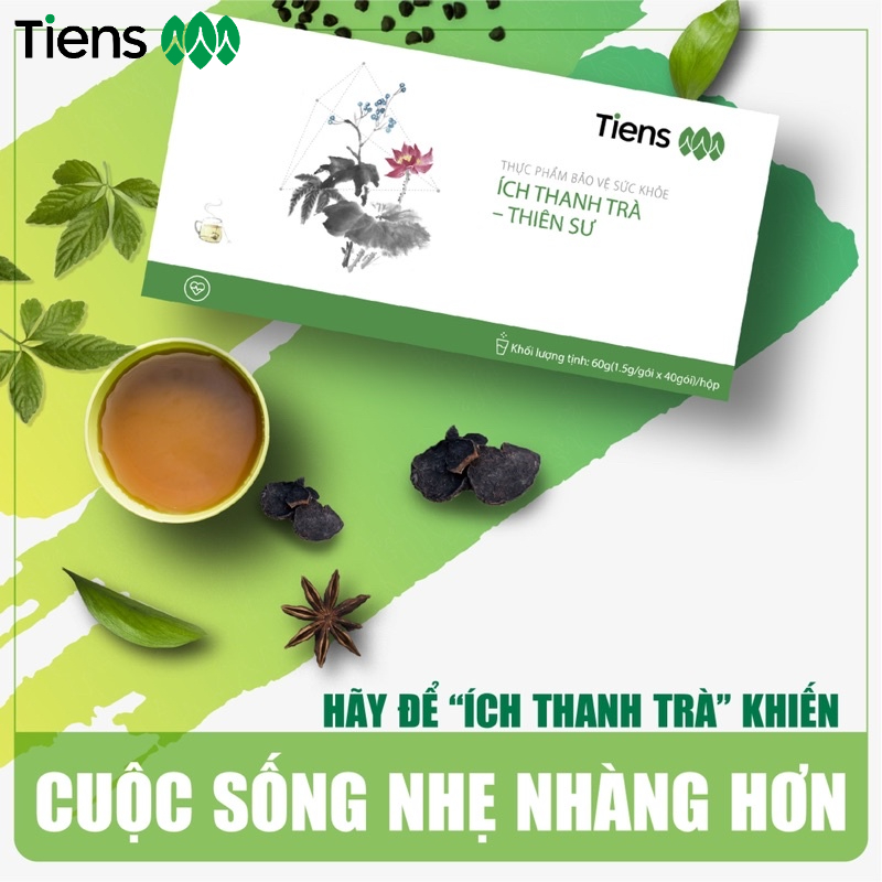 Ích Thanh Trà Thiên Sư giảm mỡ máu thanh lọc cơ thể 40 túi lọc/hộp