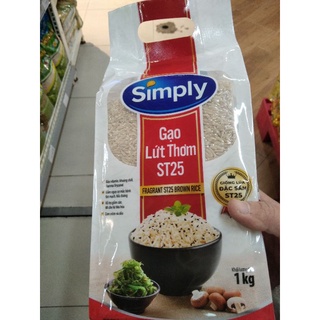 Gạo lứt thơm ST25 1KG