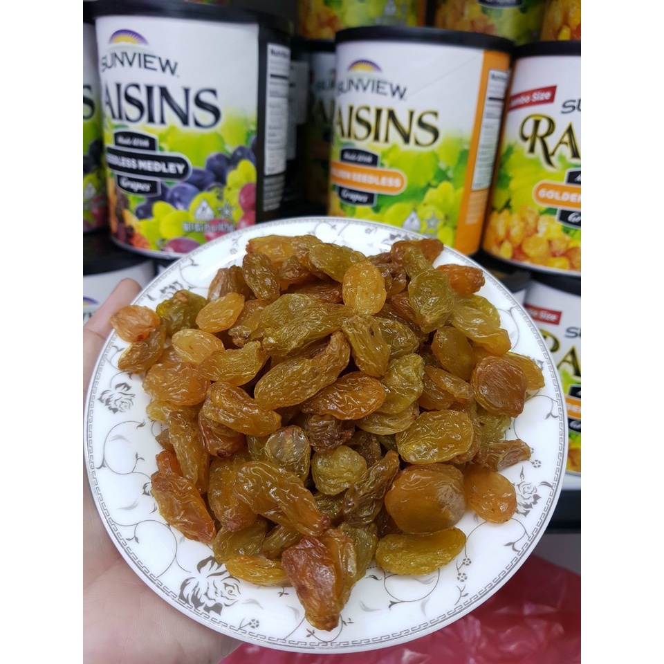 Nho Khô Mỹ Vàng Sunview Raisins 425g