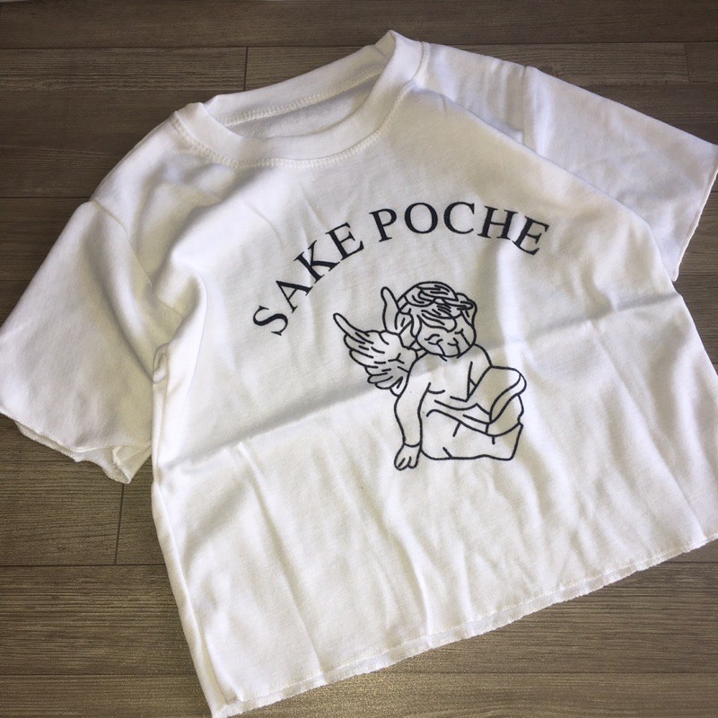 [Mã FASHIONT4WA2 giảm 10K đơn 50K] Áo crotop thiên thần SAKEPOCHE | BigBuy360 - bigbuy360.vn