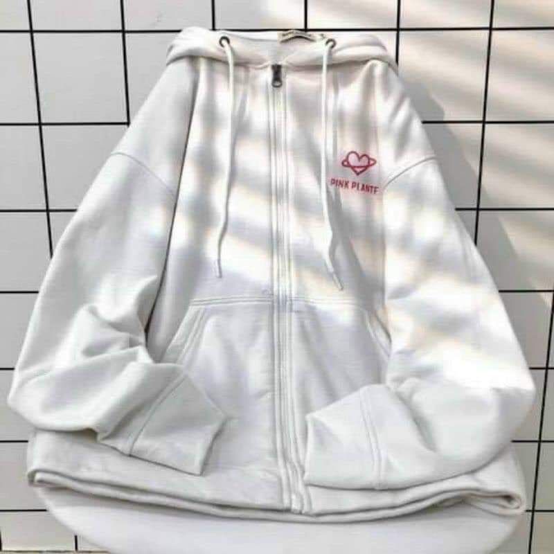 Khoác Hoddie Chất Nỉ Ngoại In Hình Mặt Trăng Sắc Nét Form Nam Nữ 38-60kg