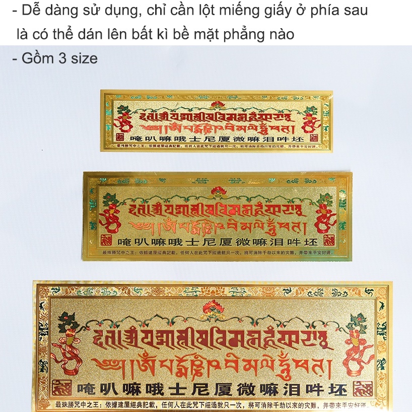 Miếng dán giải thoát qua sự thấy, miếng dán bình an - Hiên Nhà