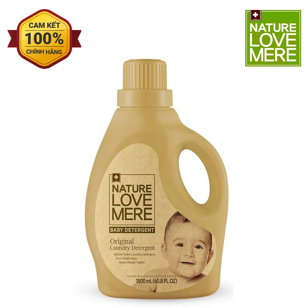 Nước giặt Nature Love Mere hương Orginal chai 1.8L/ túi 1.3L