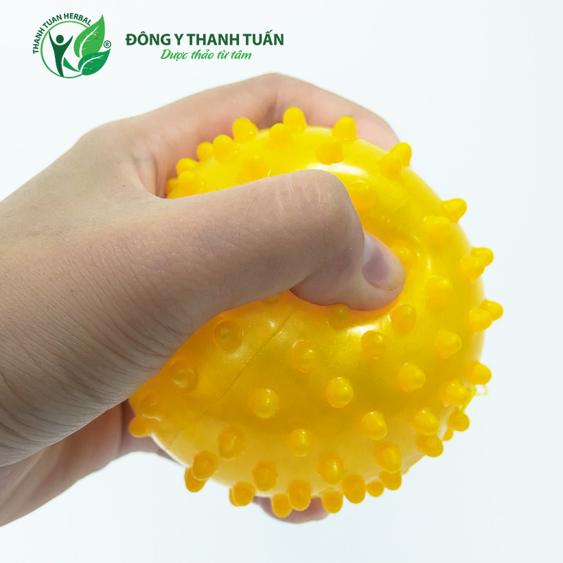 Bóng gai cao su tập cơ tay phục hồi chức năng sau tai biến - bóng tập tay