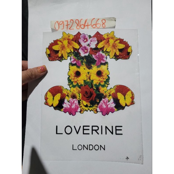 Hình dán ủi nhiệt chữ )(