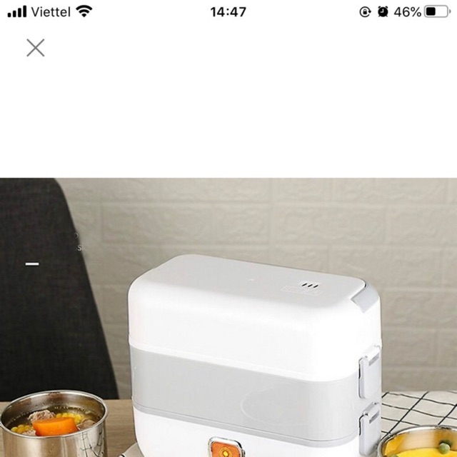 Hộp cơm chữ Nhật 4 ngăn 3 tầng