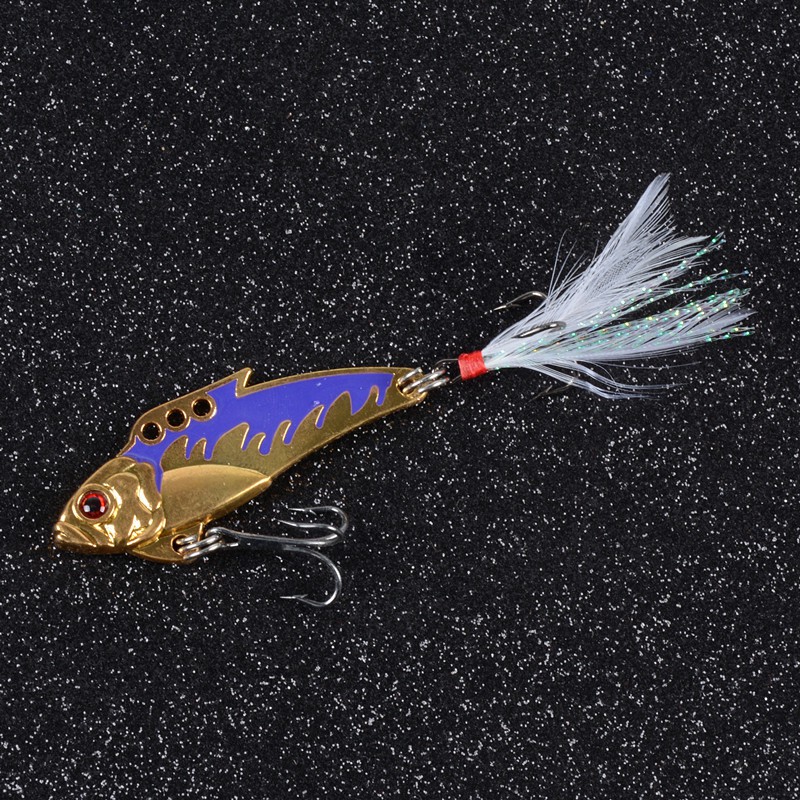 Cá Sắt VIB Đuôi Lông Mẫu Mới Chuyên Đồ Câu Lure Dài 5cm nặng 8g _ Lure _26