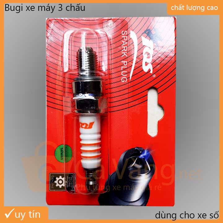 Bugi đánh lửa xe máy 3 chấu - chất lượng cao - giá rẻ dùng cho nhiều loại xe
