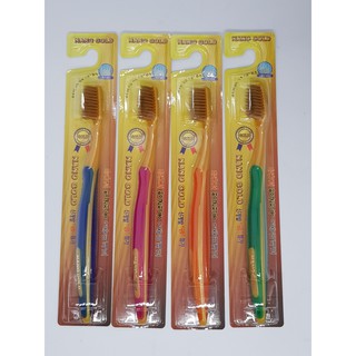 Combo 4 bàn chải đánh răng Hàn quốc thương hiệu Hand in Hand Nano Gold sản xuất tại Hàn Quốc nhập khẩu chính hãng