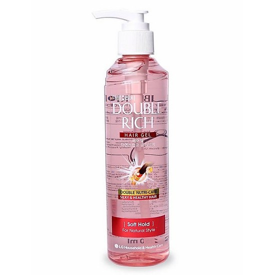 (Chính hãng công ty) Gel tạo kiểu, giữ nếp cho tóc Double Rich 250ml