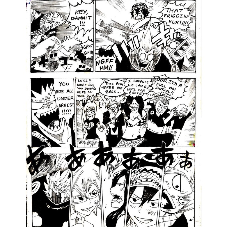 Miếng dán tường anime truyện tranh có keo - Fairy tail