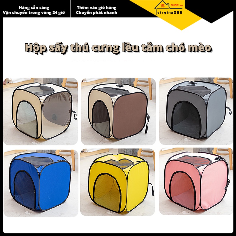 Có thể bán buôn Lồng lưới PVC sấy khô cho thú cưng di động tiện lợi Hàng giao ngay