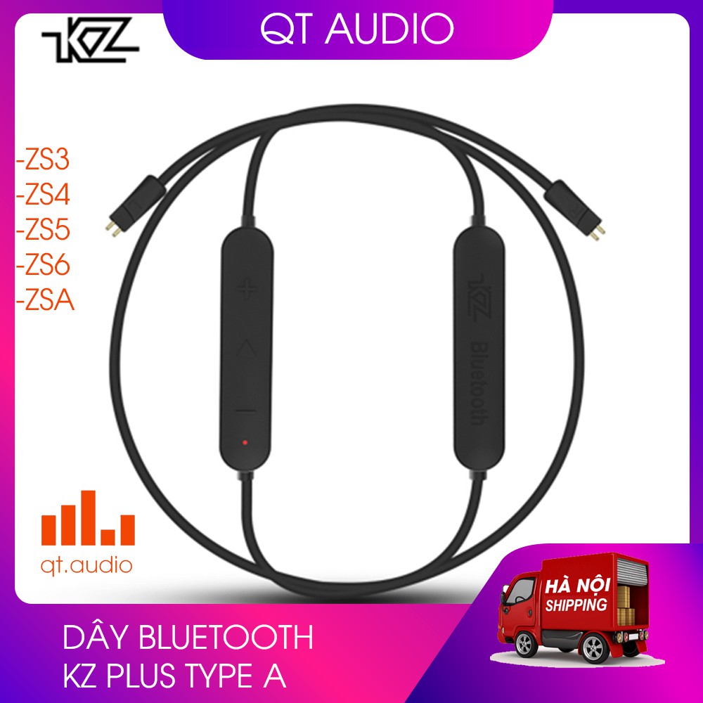 Dây bluetooth kz plus typeA,aptx, dành cho Kz zs3,zs4,zsa,z5,zs6,zs7