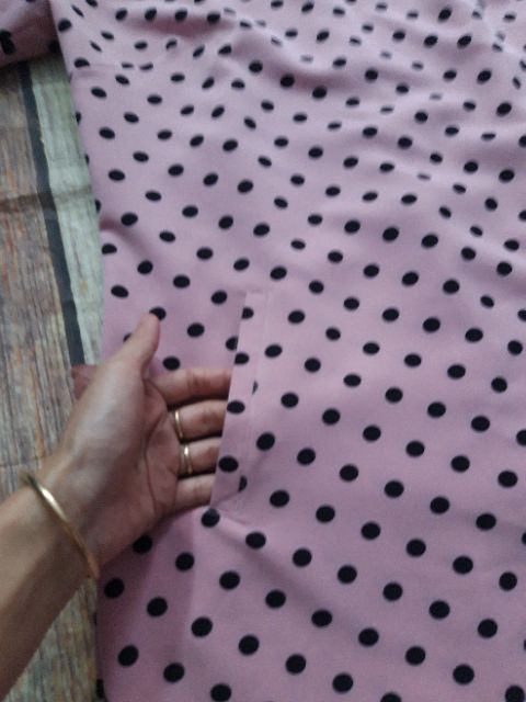 Đầm suông bi túi mổ ánh tuyết