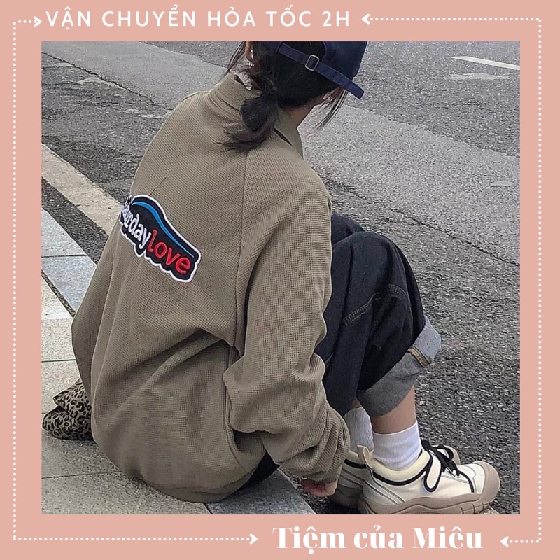 ÁO POLO NỈ SATURDAY LOVE Tiệm của Miêu