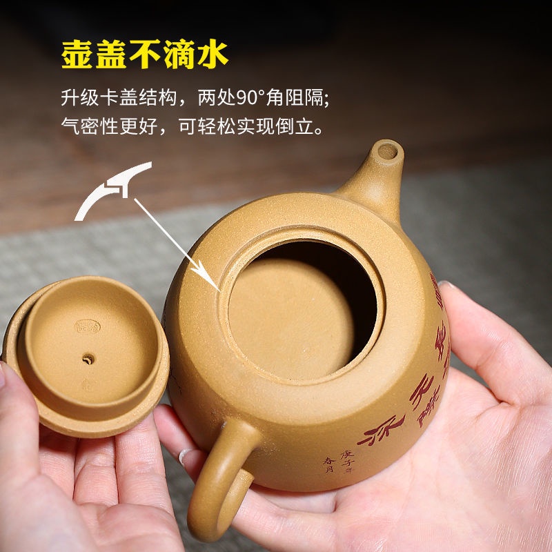 Ấm Tử Sa Nghi Hưng Ô Thú Thiên Tế 270 ml (Đoạn Nê)