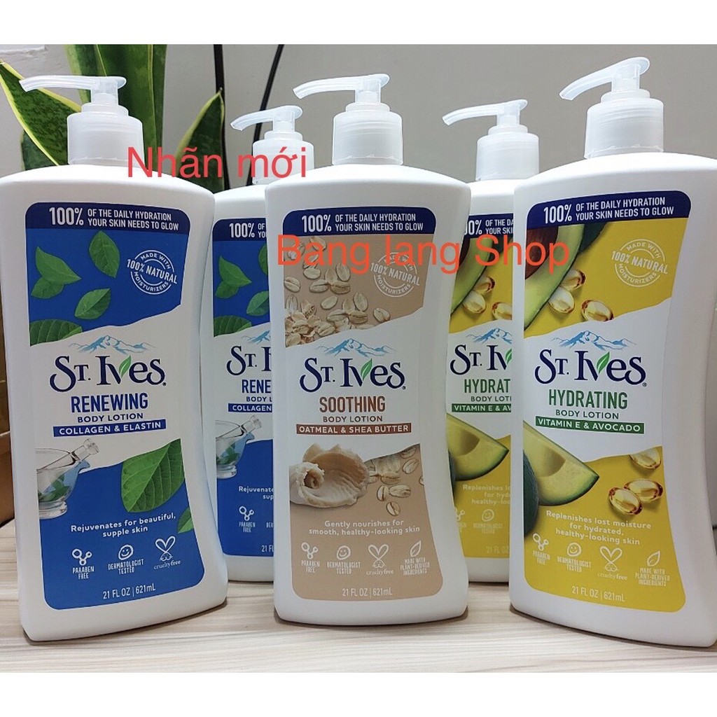 Sữa dưỡng thể St.Ives 621ml Mỹ