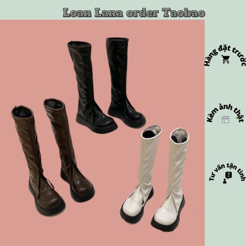 GIÀY BOOT ĐÙI KHÔNG KHOÁ XẺ TÀ