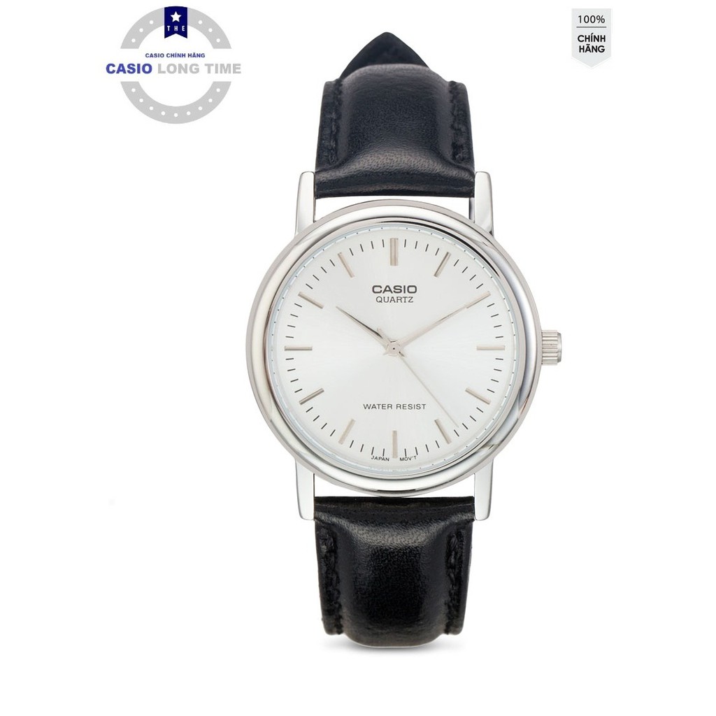 Đồng hồ nam Casio MTP-1095E-7ADF Chính Hãng - Dây Da - Chống nước 5 ATM