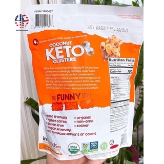 Bánh dừa Keto coconut clusters 454g