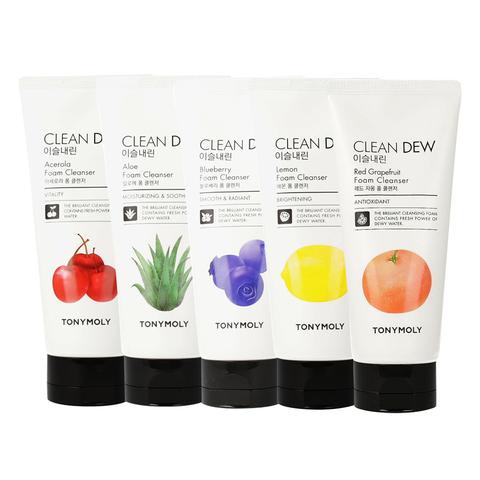 TONYMOLY Clean Dew Foam Cleanser 180ml - 5 Types