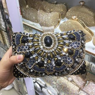 Clutch ví dự tiệc cầm tay lịch sự sang trọng mã46