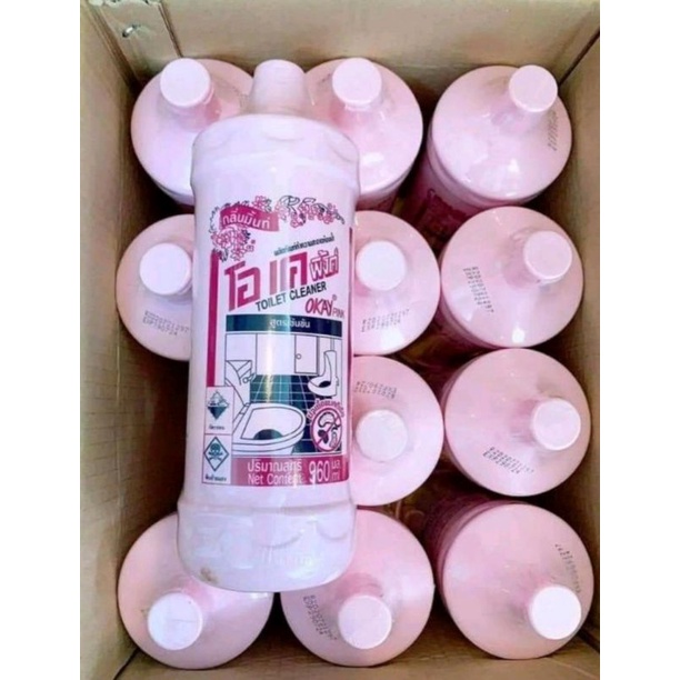 Nước tẩy toalet nhà vệ sinh Okay pink