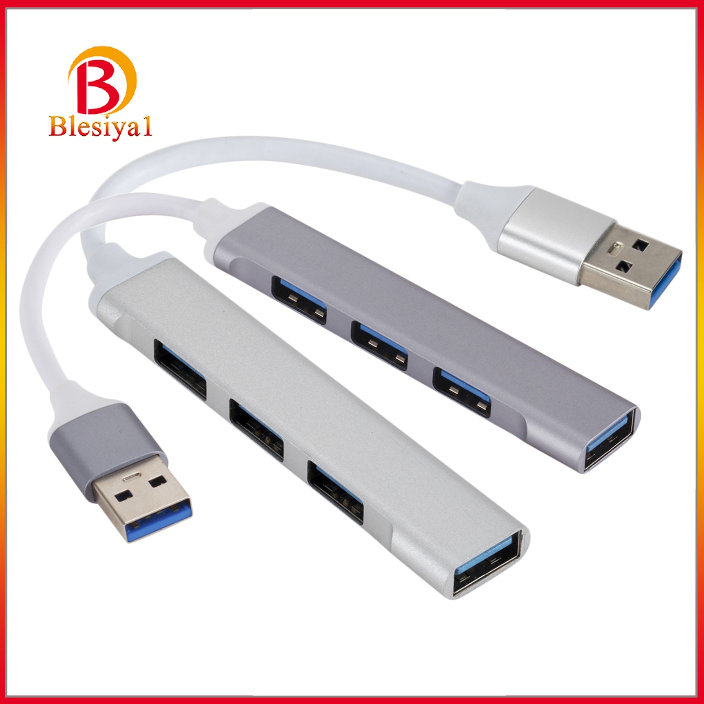 Đầu Chia Otg 4 Cổng Usb 3.0 Chất Liệu Hợp Kim Nhôm