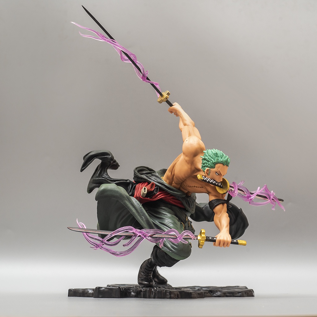 Mô hình One Piece Roronoa Zoro 3000 Thế Giới POP cao 20cm, Nặng 750G - Mô Hình Zoro trang trí One Piece Figure Haki Shop