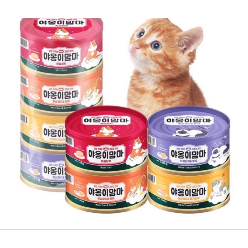 [ 160g ] Pate cho mèo Nội Địa Hàn MEOW MAMA 160g ( 야옹이맘마 )