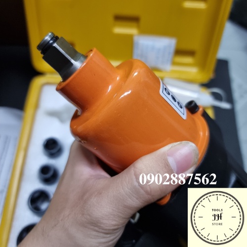 súng siết bulong tuýp kapusi 2 búa dùng hơi (có phụ kiện tuýp)