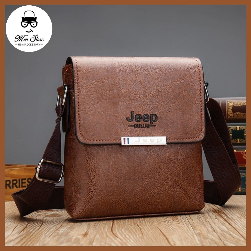 Túi Đeo Chéo Nam 📍 Túi Da - Túi Jeep 📍 Nhỏ Gọn Tiện Lợi TC22 📍MenStore