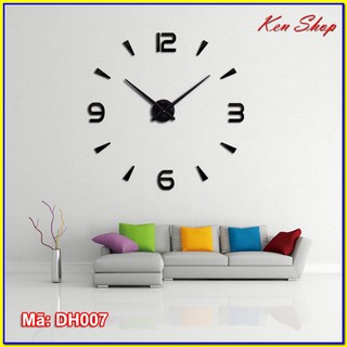 ✴️Đồng hồ dán tường 3D nghệ thuật phong cách Châu Âu - Đồng hồ DH007