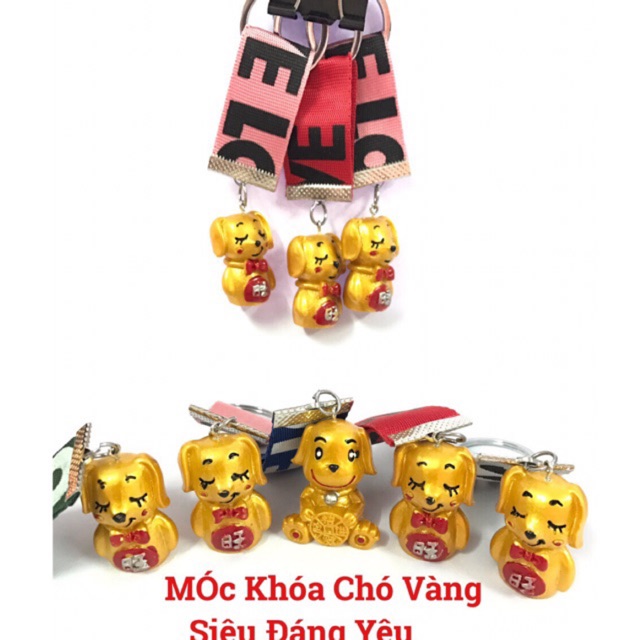 Móc khoá cún cưng dễ thương