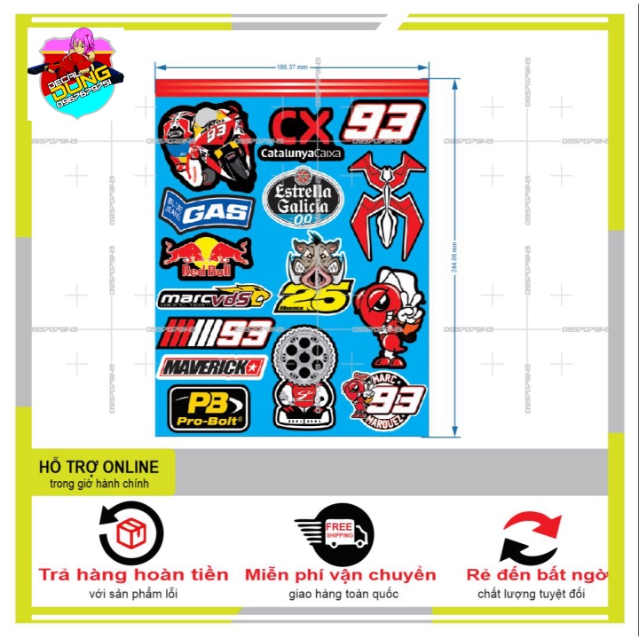 LOGO STICKER 002 - DUNG DECAL