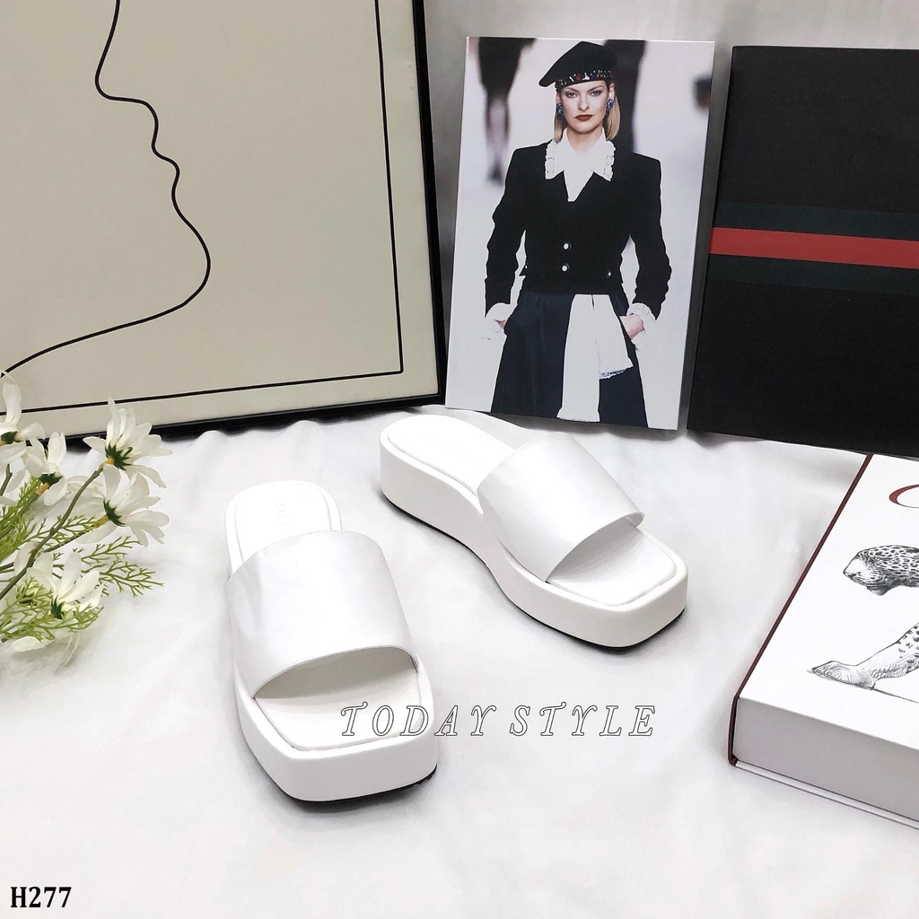 Dép bánh mì quai ngang sang chảnh Today Style H277 sang chảnh