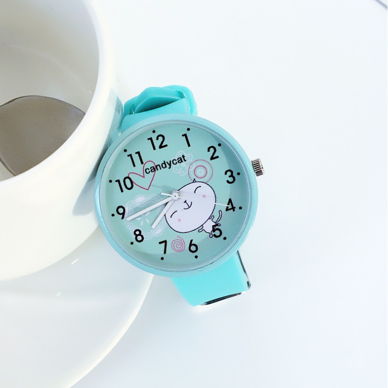 (Ko lắc) Đồng hồ thời trang nữ dây cao su C25 Candycat MÈO CUTE | BigBuy360 - bigbuy360.vn