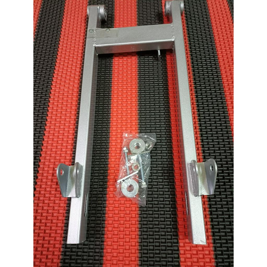 Gấp phay tam giác cho xe Sirius, Jupiter 50cm mẫu mới sơn bạc kèm pát tăng sên