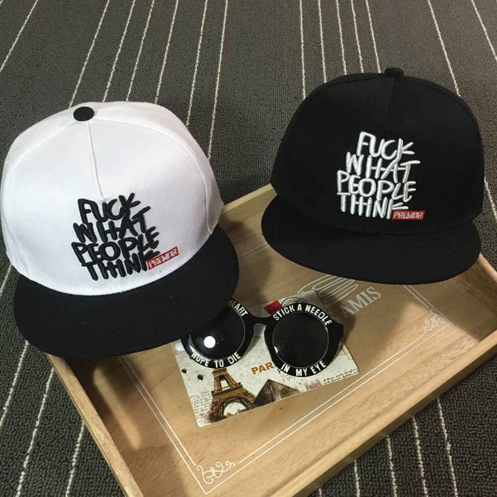 Mũ Lưỡi Trai Thêu Chữ Phong Cách Hip Hop