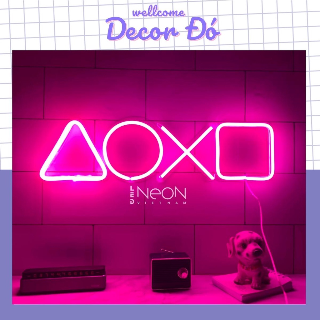 Đèn NeonSign | Playstation | Kích Thước 43x13cm | Quà Tặng Trang Trí Cực Chất , Siêu Sáng & Tiết Kiệm Điện Với Led 12v