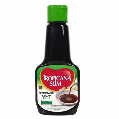 Bộ 2 chai nước tương mặn hiệu Tropicana Slim Kecap Asin 200ml, Dành Cho Người Tiểu Đường và Ăn Kiêng