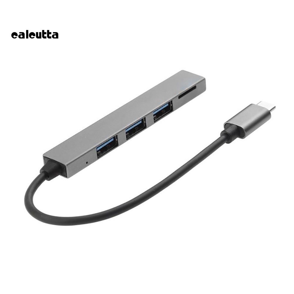 Bộ Chuyển Đổi Hub Đọc Thẻ Nhớ TF 4 Trong 1 USB 3.1 Type-C Sang USB 3.0 Cho MacBook Pro/Air