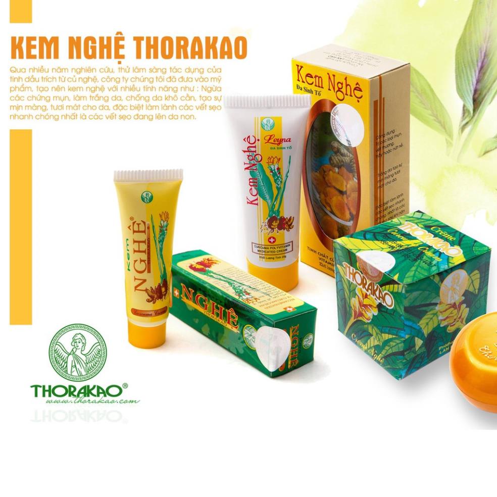 KEM NGHỆ (TUBE) 10G – Ngăn ngừa mụn, mờ sẹo