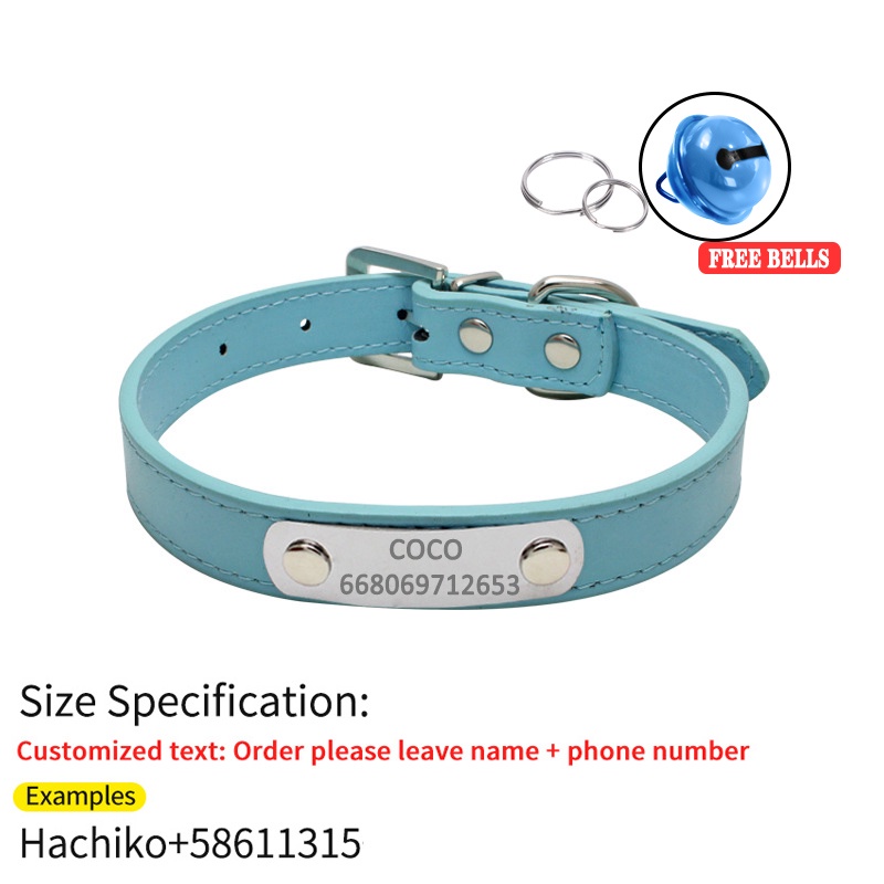 Vòng cổ cho Chó Mèo - Khắc miễn phí