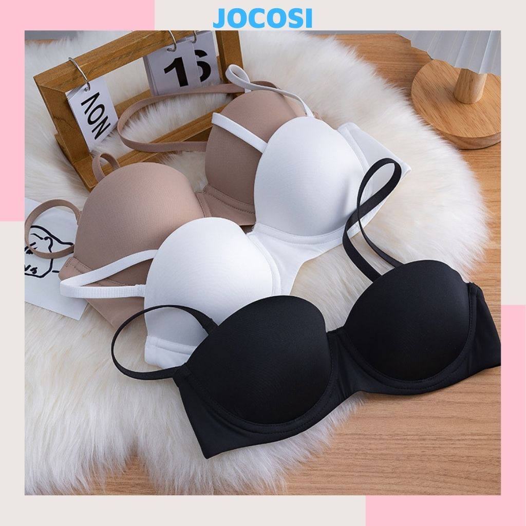 Áo ngực nữ su có gọng nâng ngực, áo lót không dây đệm mút ôm trọn vòng 1 tạo khe sexy và gợi cảm JOCOSI A1989