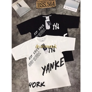 Áo thun unisex cotton 100% mịn mát trắng/đen in logo